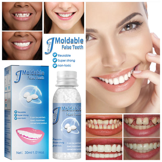 alalar-Health-Beauty 10/30ML Resin Tooth Repair Glue Shapeable Teeth Gaps Filling يمكن استخدامه لإصلاح الأسنان المكسورة مؤقتًا وملء الفجوات وإصلاح التسوسات للحفاظ على مظهر أسنانك أنيقًا وجميلًا.