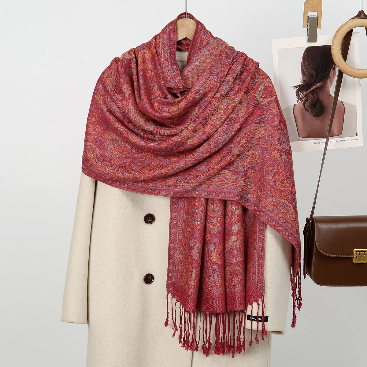 alalar-Paisley Pashmina Hijab