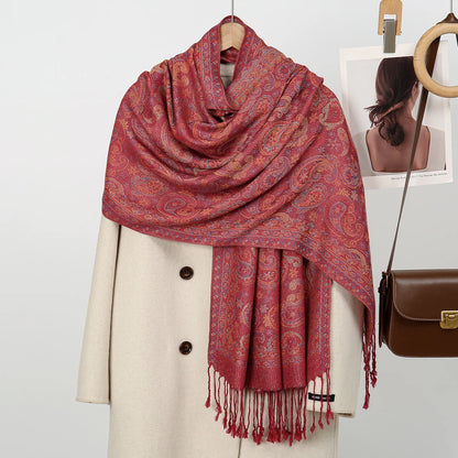 alalar-Paisley Pashmina Hijab