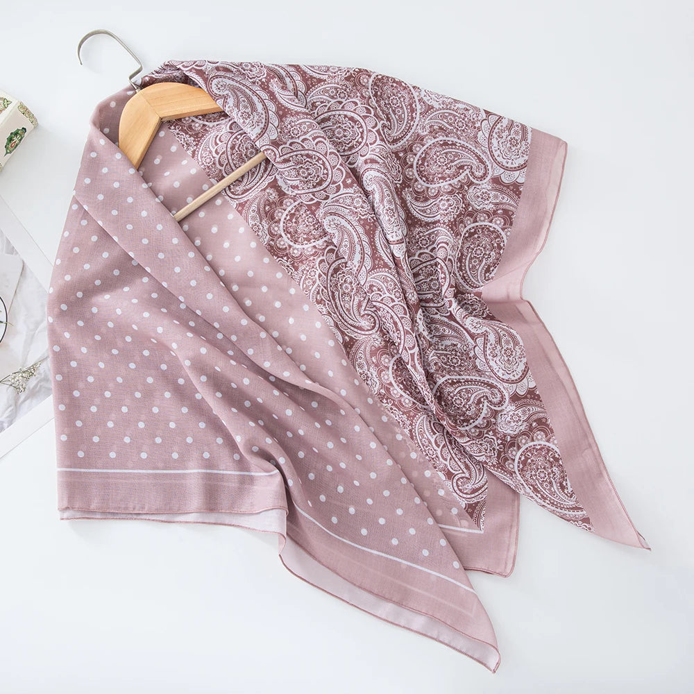 alalar-Scarf-Abaya Women Malaysia Tudung Bawal Flower Print Hijab New Design Headscarf