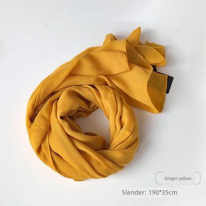 alalar | Women’s Winter Cotton & Linen Scarf – Warm Seasonal Shawl