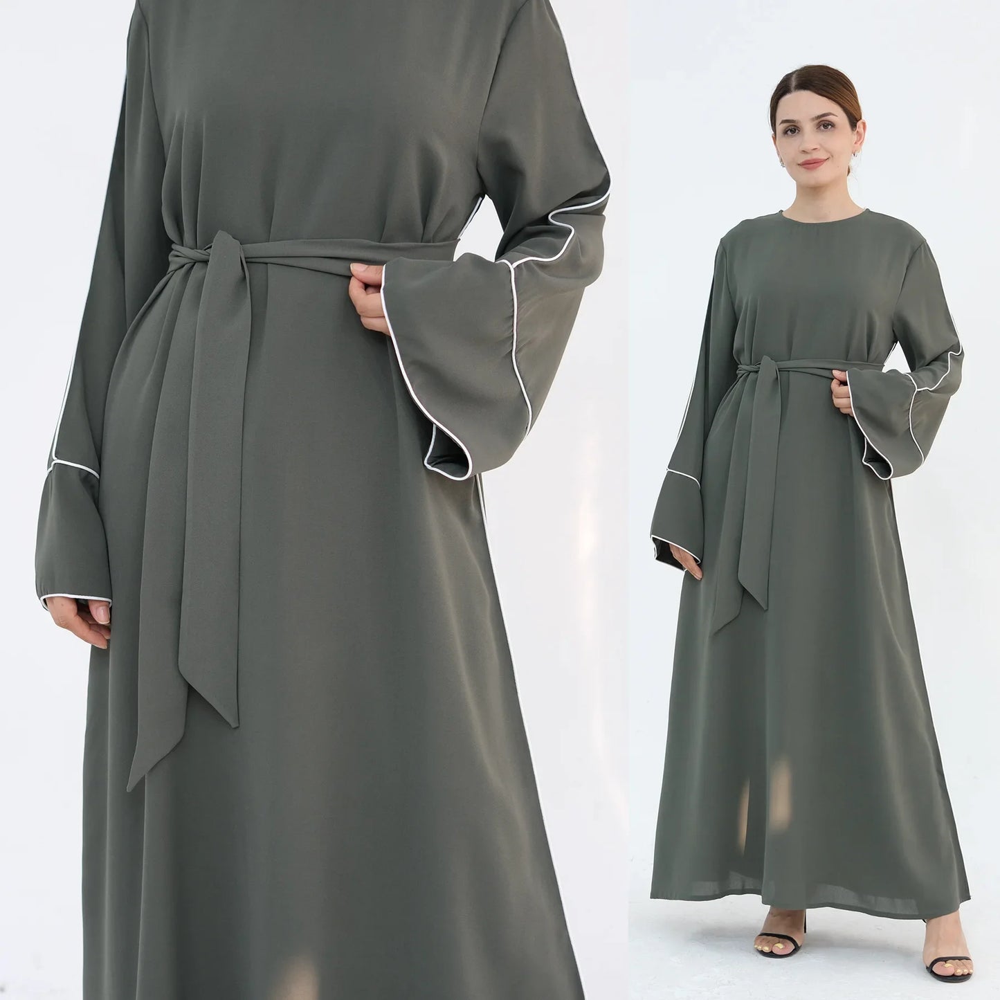ALALAR | Velvet Abaya Dress – Luxury Dubai Modest Islamic Clothing for Women