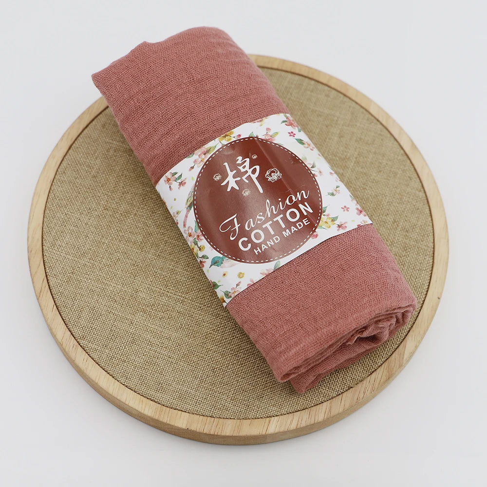 alalar-Big size  crinkle scarf for women soft cotton headscarf