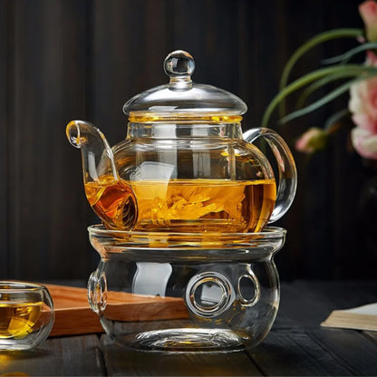 alalar- Heat-resistant Glass Tea Pot- مقاوم للحرارة قوري شاي زجاجي