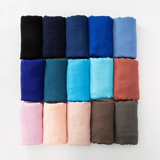 alalar | Classic Soft Cotton Hijab – Lightweight Premium Viscose | 61 Color Options