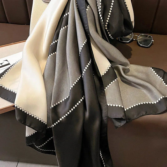 alalar-Women2024 New Satin Silk Shawl Hijab Headscarf