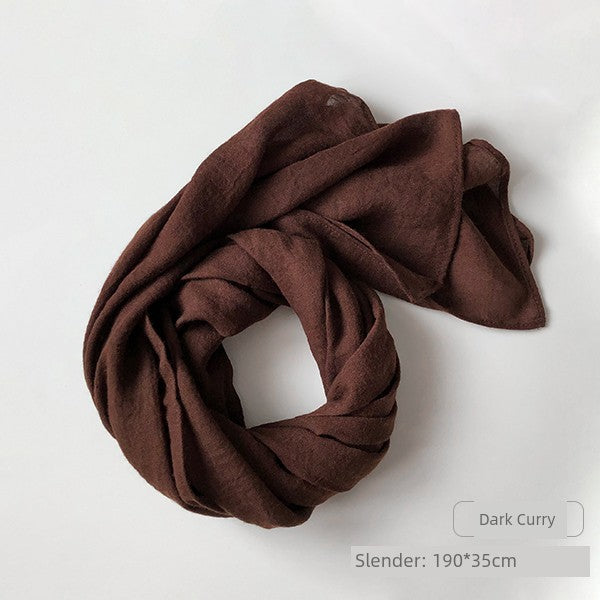 alalar | Women’s Winter Cotton & Linen Scarf – Warm Seasonal Shawl