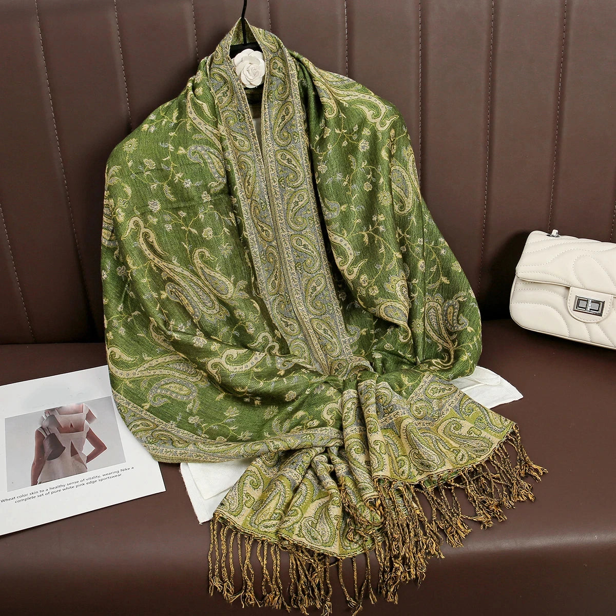 alalar | Bohemia Pashmina Hijab — Long Cashmere-Feel Shawl