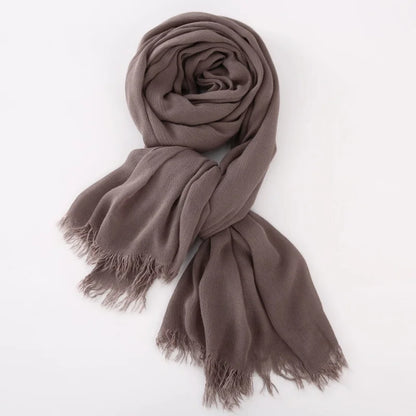 alalar | Soft Cotton Viscose Hijab – Multi-Color Lightweight Scarf - حجاب قطني بالوان متعددة