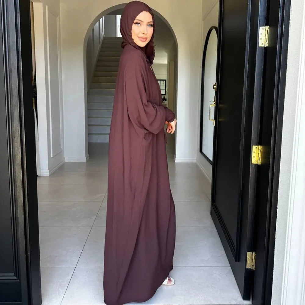 ALALAR | Hooded Jilbab Dress for Women – Eid Ramadan Morocco Kaftan Dubai Modest Long Robe 2026