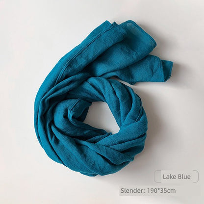 alalar | Women’s Winter Cotton & Linen Scarf – Warm Seasonal Shawl