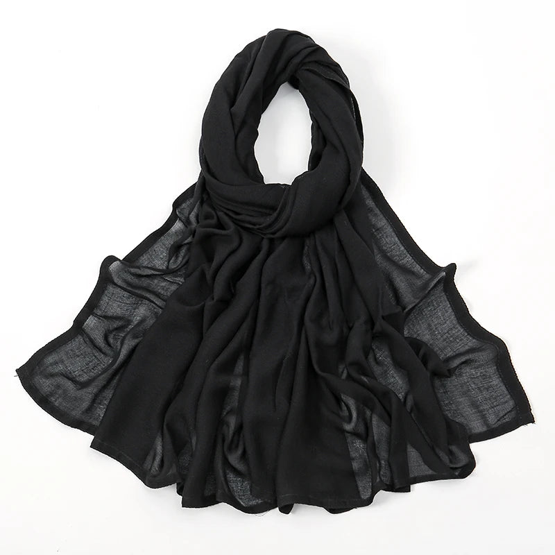 alalar-170*70cm Muslim Modal Women Hijab Rayon Cotton Shawls