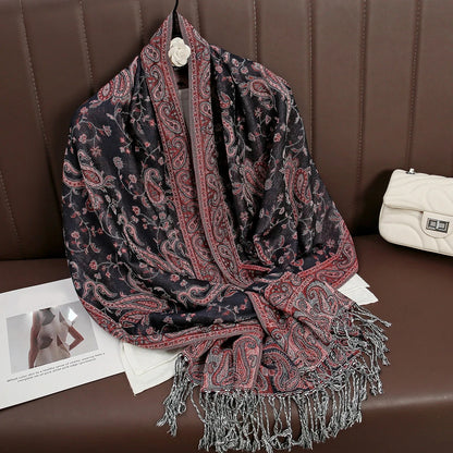 alalar | Bohemia Pashmina Hijab — Long Cashmere-Feel Shawl