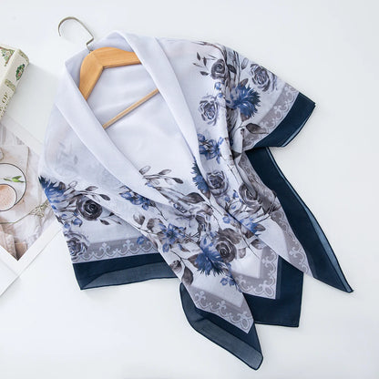 alalar-Scarf-Abaya Women Malaysia Tudung Bawal Flower Print Hijab New Design Headscarf