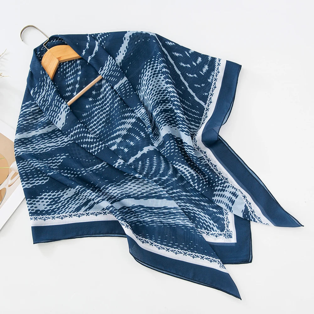 alalar-Scarf-Abaya Women Malaysia Tudung Bawal Flower Print Hijab New Design Headscarf