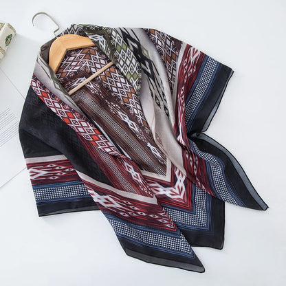 alalar-Scarf-Abaya Women Malaysia Tudung Bawal Flower Print Hijab New Design Headscarf