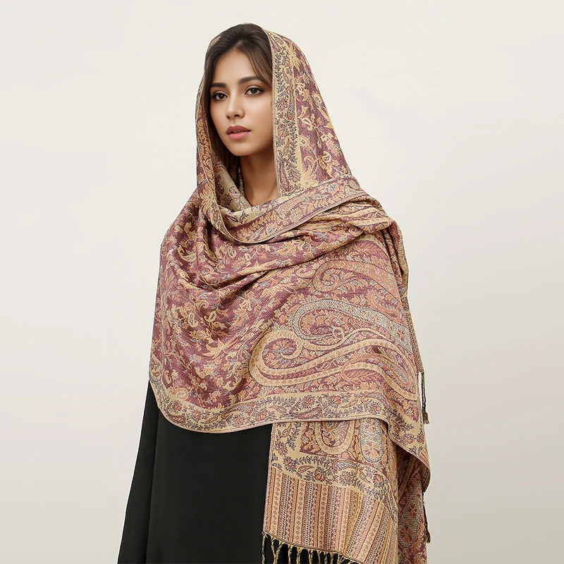 alalar | Bohemia Pashmina Hijab — Long Cashmere-Feel Shawl