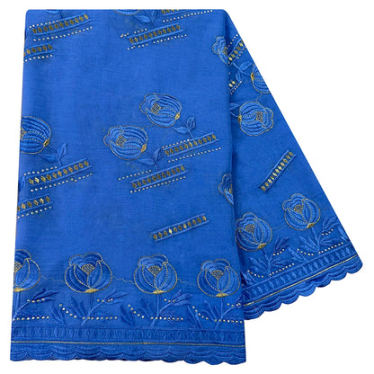 alalar | 100% Cotton Rayon Embroidered Scarf — Dubai Signature Style-اسيراد دبي