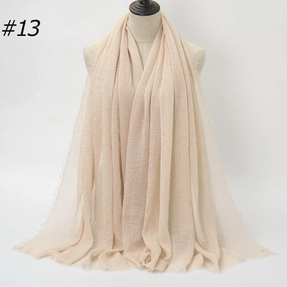 Hot Crinkle Cotton Hijab -alalar