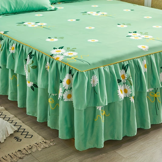 alalar-3pcs (1 Bed Skirt + 2 Pillowcases)-شرشف سرير 3 قطع