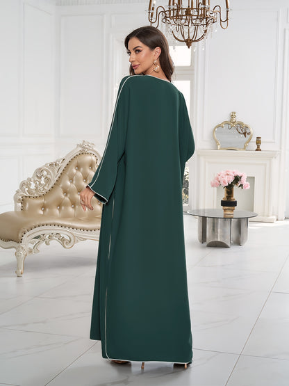alalar-Scarf-Abaya-1 Set of Hijab + Dress: Stylish