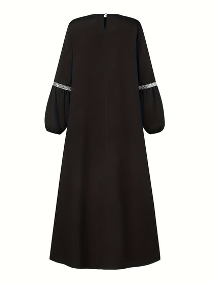 alalar-Scarf-Abaya-Elegant|Flowing Abaya Dress - فستان عباية أنيق وواسع