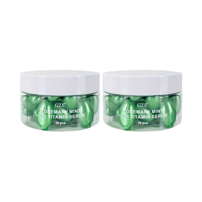 alalar-2 Pack GZE Rosemary Mint Hair Vitamin Serum -  لزيادة نمو الشعر-زيت اكليل الجبل