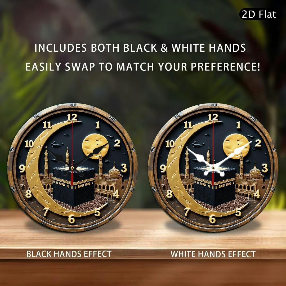 alalar- Kaaba Clock - -ساعة برسم الكعبة