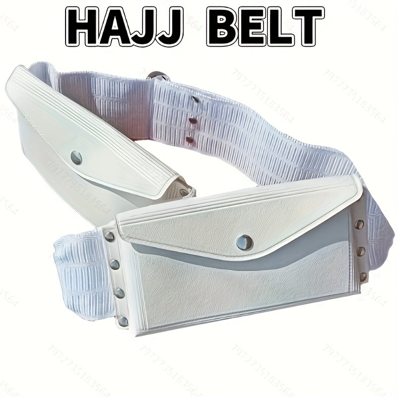 alalar-1pc Multi-functional Adjustable Islamic Muslim Worship Belt Waist Bag- حزام العمرة والحج والطواف
