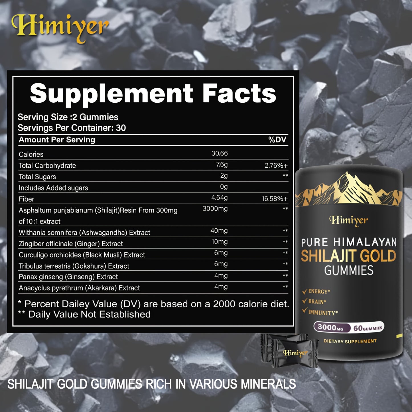 Himiyer Pure Himalayan Shila Gummies -