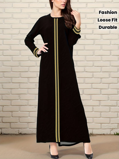 alalar-Women's Muslim Abaya Robe -عباءة نسائية إسلامية