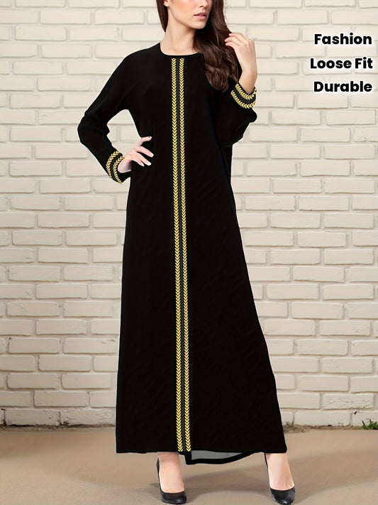 alalar-Women's Muslim Abaya Robe -عباءة نسائية إسلامية