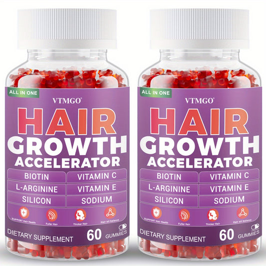 alalar- Fast Acting Hair Growth Supplement with Biotin, Vitamin C&E, L-Arginine & Silicon -تسريع نمو الشعر