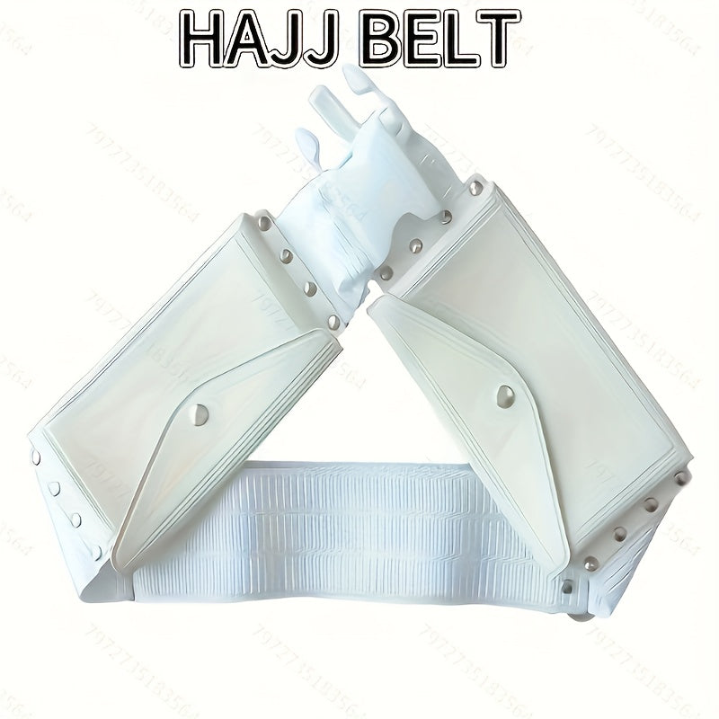 alalar-1pc Multi-functional Adjustable Islamic Muslim Worship Belt Waist Bag- حزام العمرة والحج والطواف