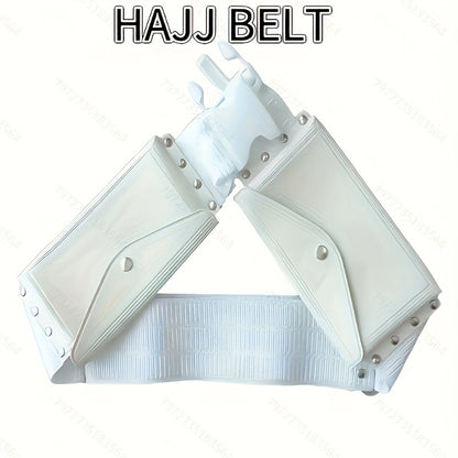 alalar-1pc Multi-functional Adjustable Islamic Muslim Worship Belt Waist Bag- حزام العمرة والحج والطواف
