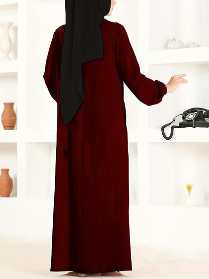 alalar-Vintage Long Sleeve Dress-No Scarf