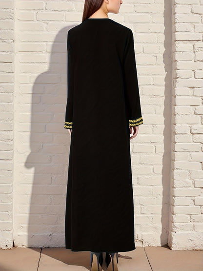 alalar-Women's Muslim Abaya Robe -عباءة نسائية إسلامية