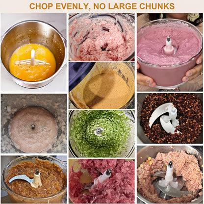 alalar-Heavy-Duty - مفرمة طعام كهربائية متينة من الفولاذ المقاوم للصدأ ومفرمة لحوم