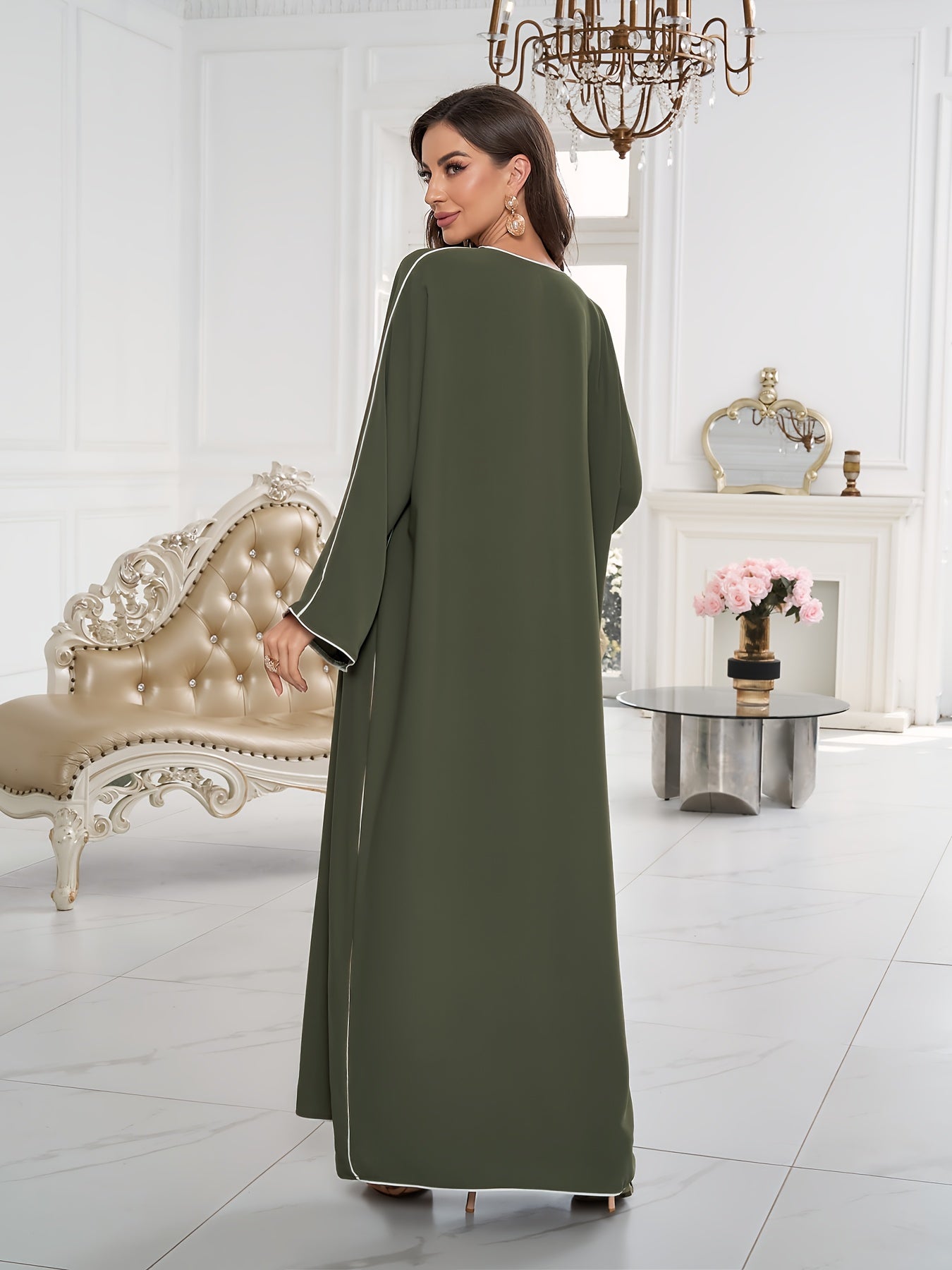 alalar-Scarf-Abaya-1 Set of Hijab + Dress: Stylish