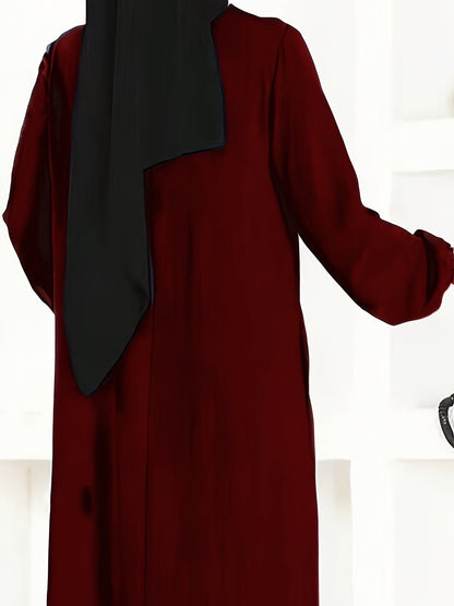 alalar-Vintage Long Sleeve Dress-No Scarf