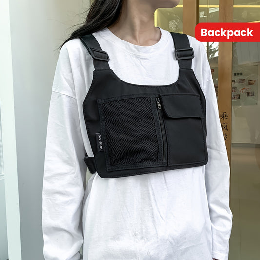 alalar- Adjustable Cross Strap Sports Chest Bag, Unisex Streetwear Belt Bag-حقيبة الحج للرجال والنساء