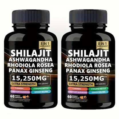 alalar- Shilajit Pure Himalayan 9000MG, Energy Support-شيلاجيت لزيادة الطاقة يعتبر  فيتامين الحياة
