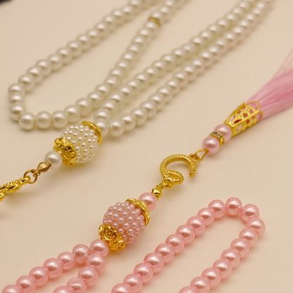 alalar-2ps 99 Beads  Pearl Tasbeeh-