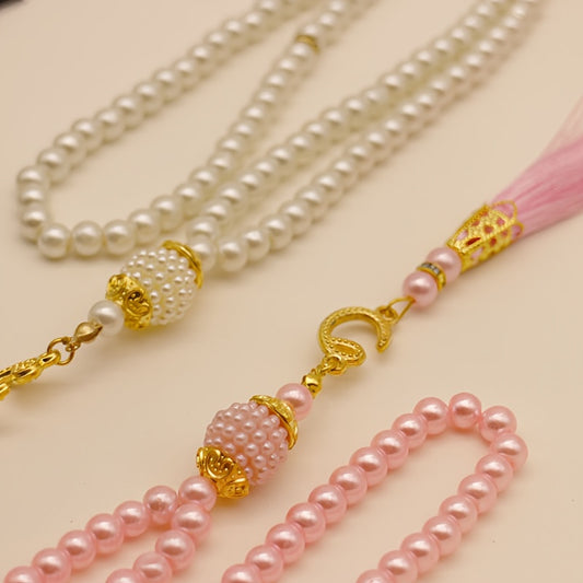 alalar-2ps 99 Beads  Pearl Tasbeeh-