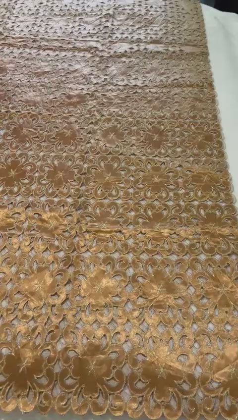 Luxury Embroidered Floral Table Mats ( Large)